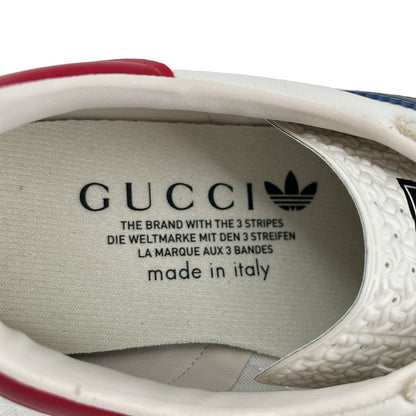 Gucci Adidas Wmns Gazelle Sneakers Beige Navy — view 7