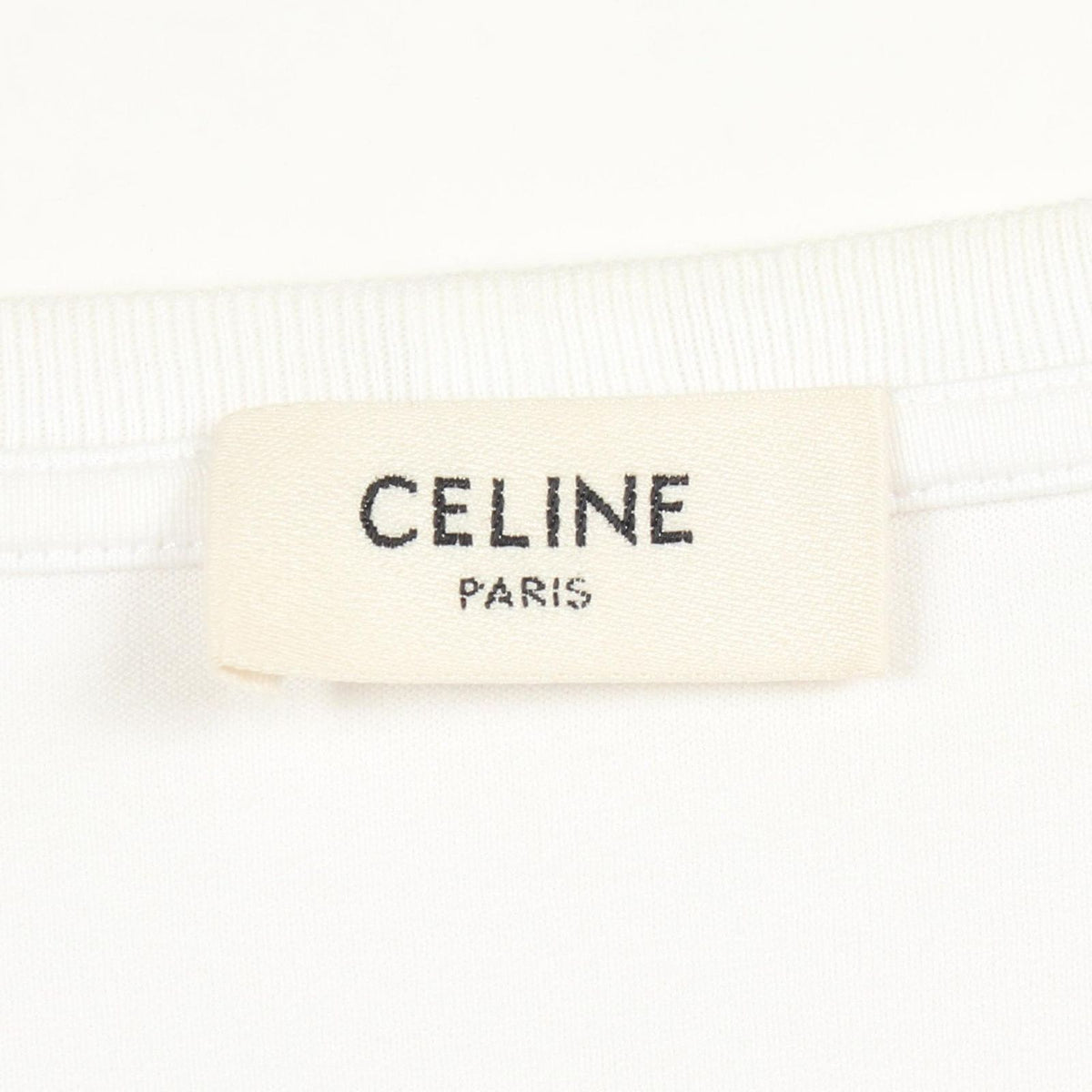 Celine Short Sleeve T-Shirt Logo Print Cotton — view 3