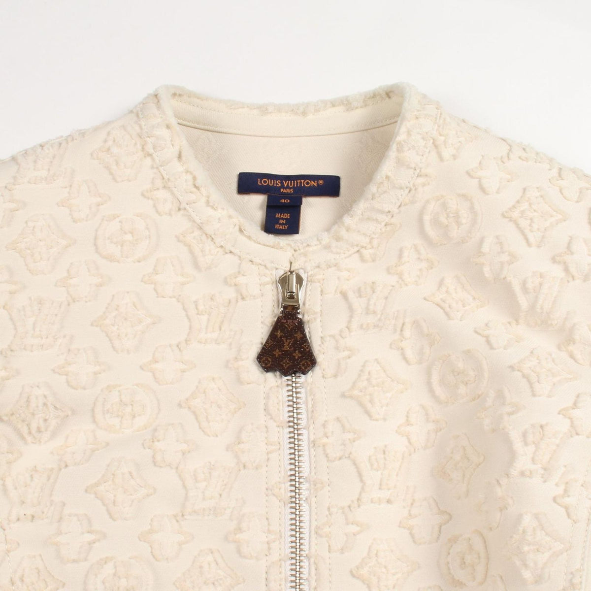 Louis Vuitton Dress Monogram Filke Pe Zip Up Cotton — view 5