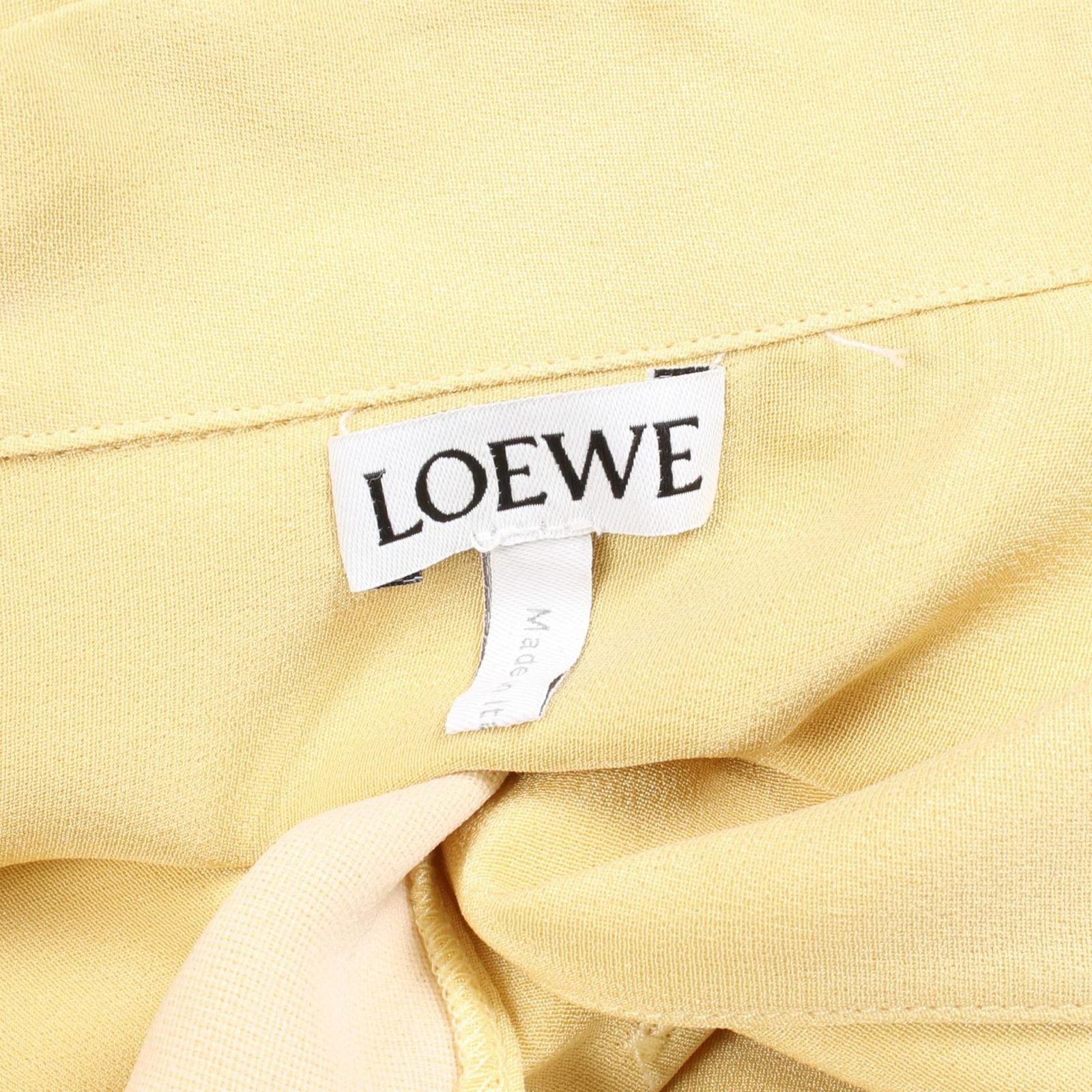 Loewe Anagram Long Sleeve Silk Shirt — view 3
