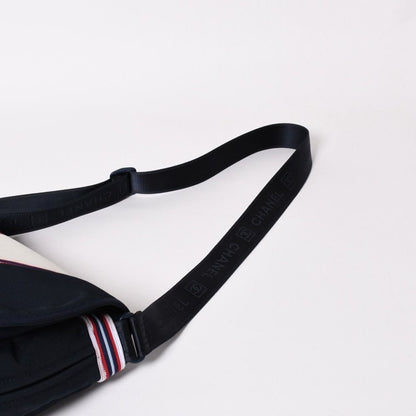 Chanel Sports Line Shoulder Bag CC Logo Navy Ivory Silver — view 6