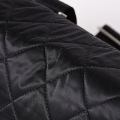 Chanel Sports Line CC Logo Backpack Chain Nylon Black Silver — view 6