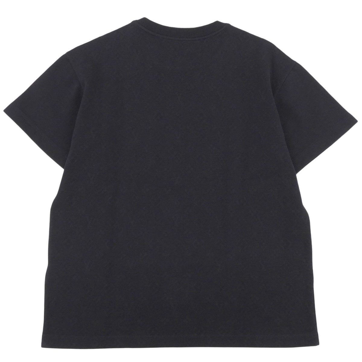 Louis Vuitton 100% Cotton Monogram Short Sleeve Knit Navy Sweater — view 2