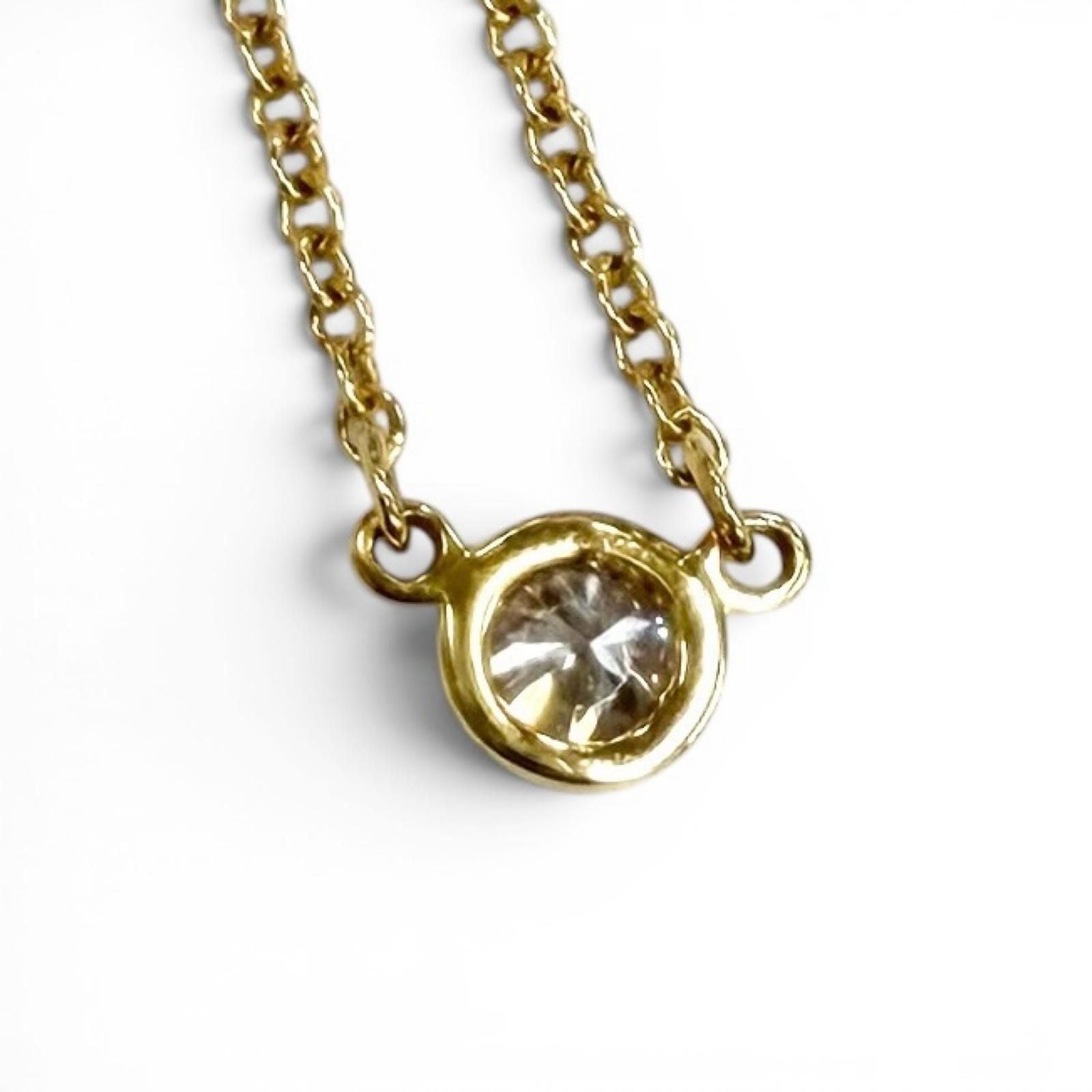 Tiffany & Co Elsa Peretti By The Yard Diamond Necklace Diameter 3.80 41 — view 2