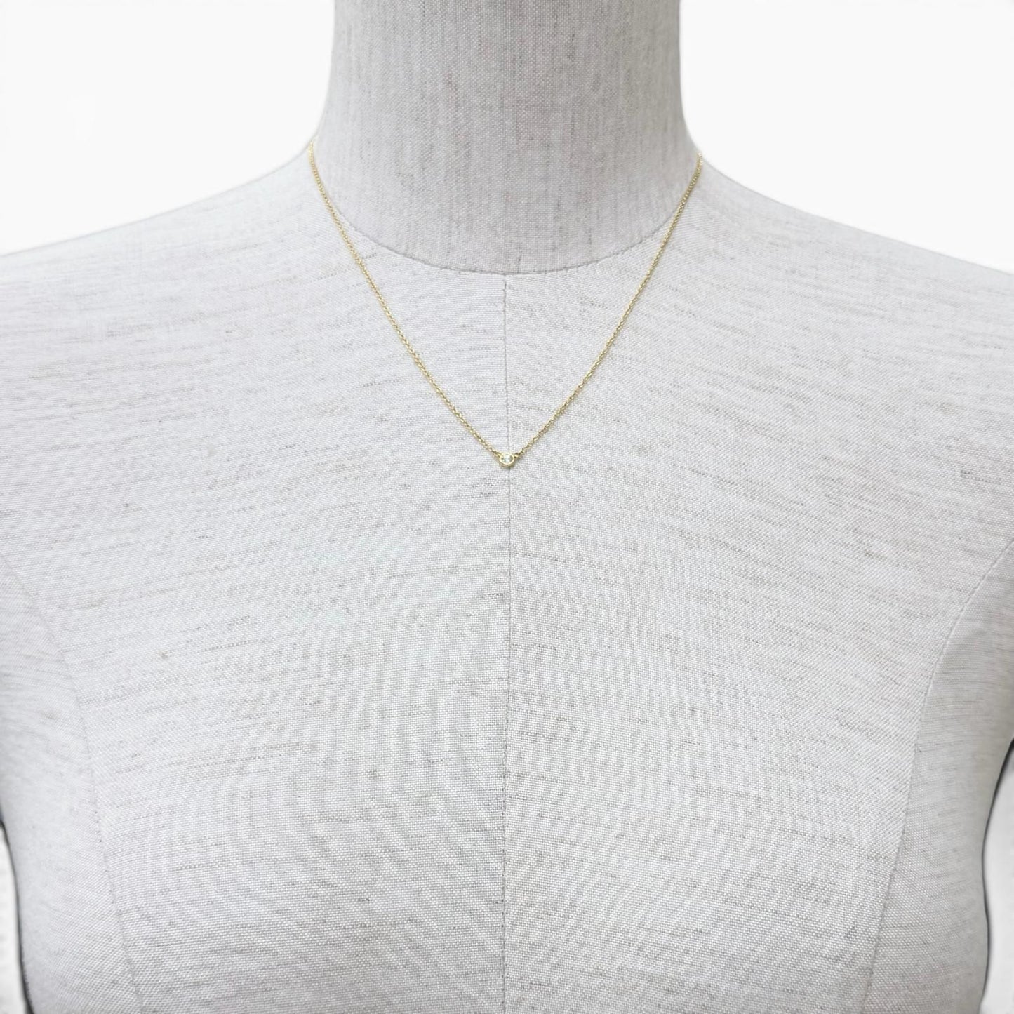 Tiffany & Co Elsa Peretti By The Yard Diamond Necklace Diameter 3.80 41 — view 3