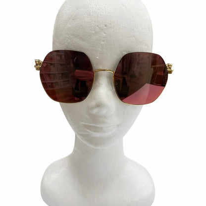Cartier Panthere de Cartier Mirror Lens Sunglasses Gold Eyewear — view 3