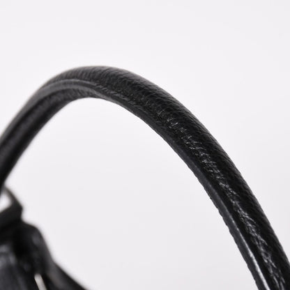 Gucci Hobo Handbag GG Canvas Leather Black Silver — view 6