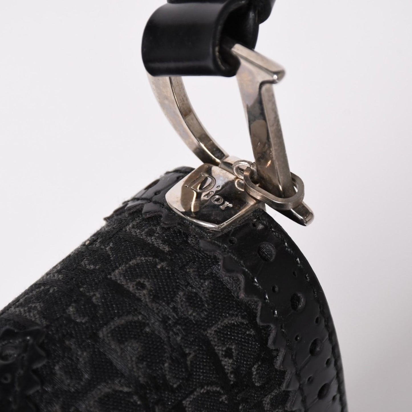 Dior Jacquard Trotter Pattern Bag Cotton Canvas — view 6