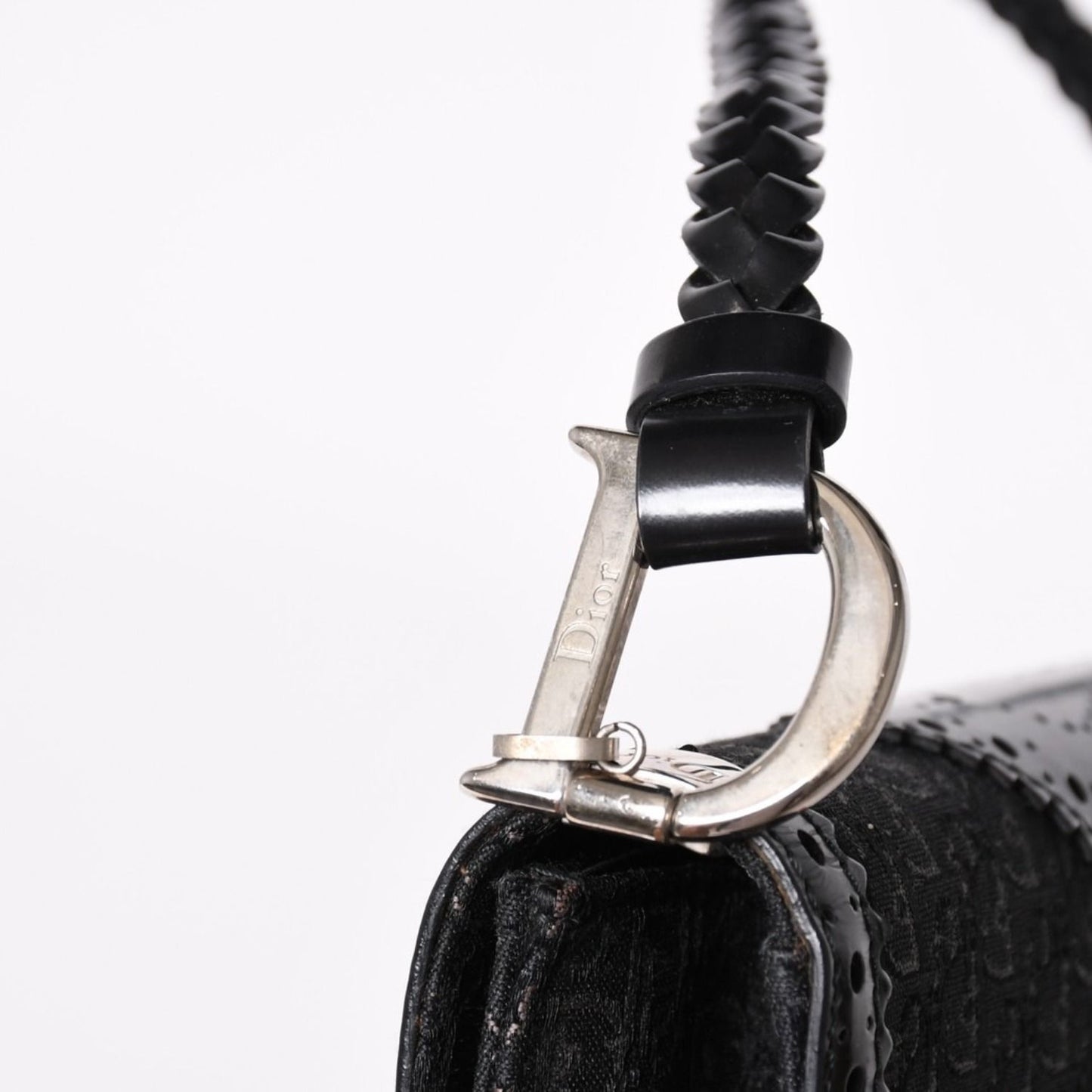 Dior Jacquard Trotter Pattern Bag Cotton Canvas — view 5