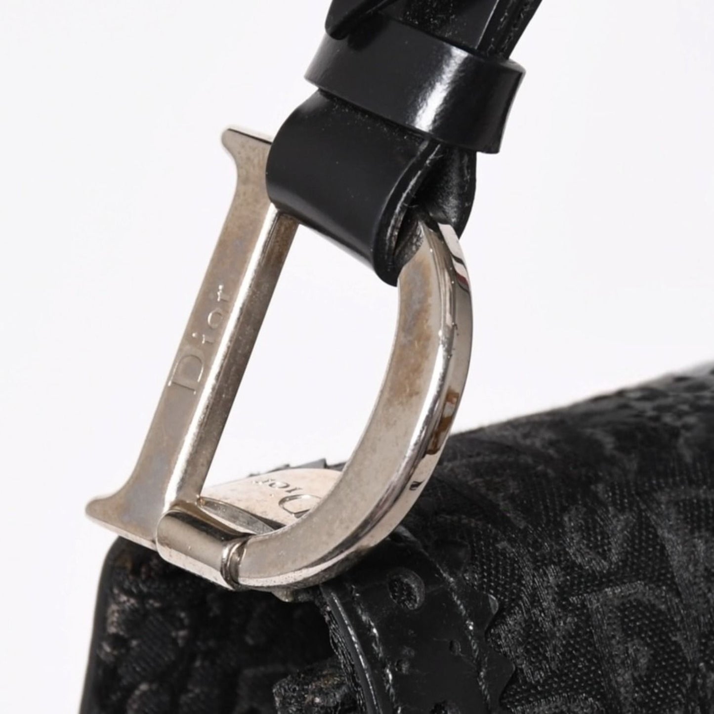 Dior Jacquard Trotter Pattern Bag Cotton Canvas — view 4