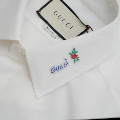 Gucci Long Sleeve Shirt 41 16 Michele Era Flower Logo — view 8