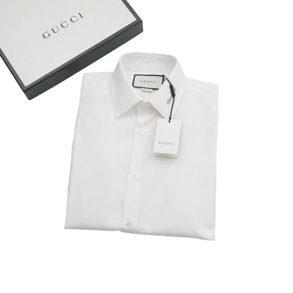 Gucci Long Sleeve Shirt 41 16 Michele Era Flower Logo