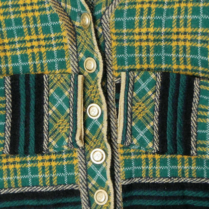 Dior Cardigan M CD Logo Button Plaid Pattern — view 4