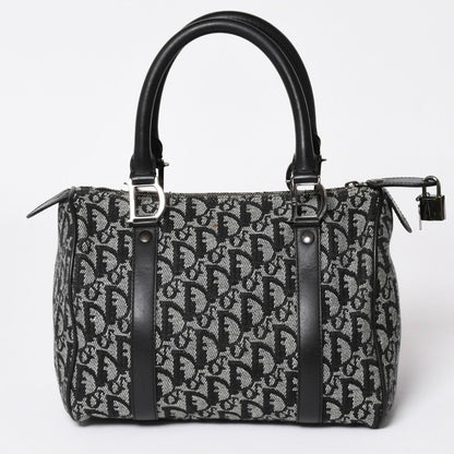 Dior Speedy 25 Handbag Trotter Black Silver — view 2