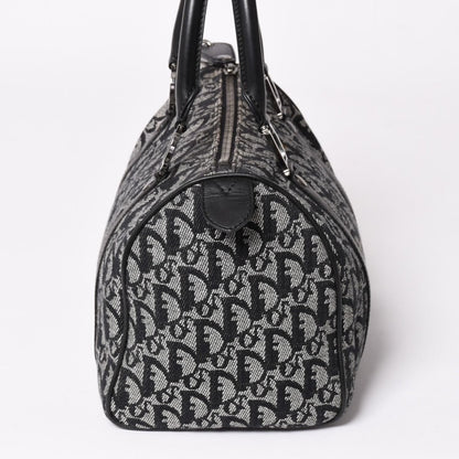 Dior Speedy 25 Handbag Trotter Black Silver — view 4