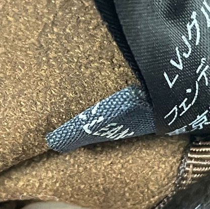 Fendi Mink Scarf FF Zucca Leather Fur Black — view 7