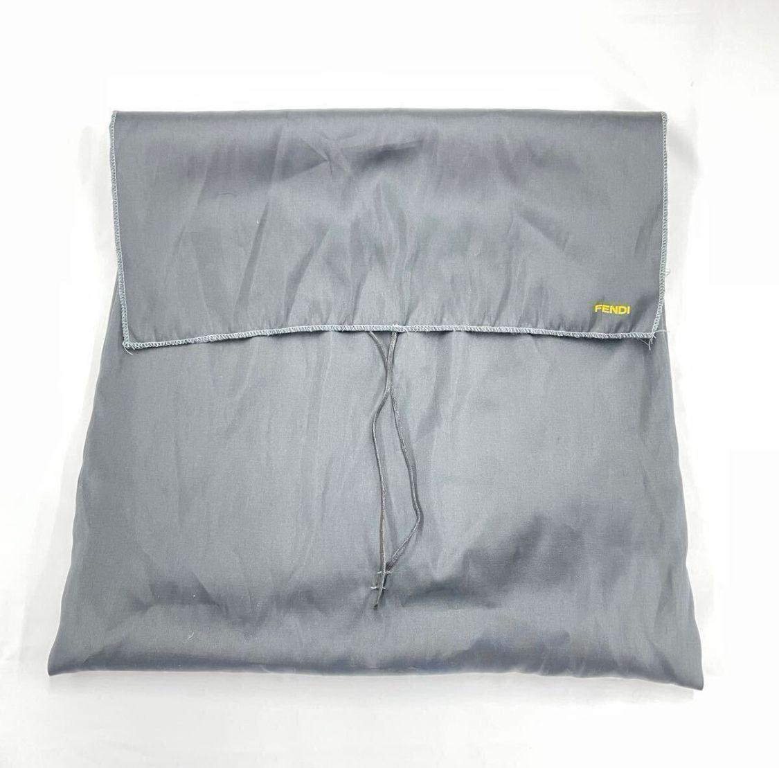 Fendi Mink Scarf FF Zucca Leather Fur Black — view 3