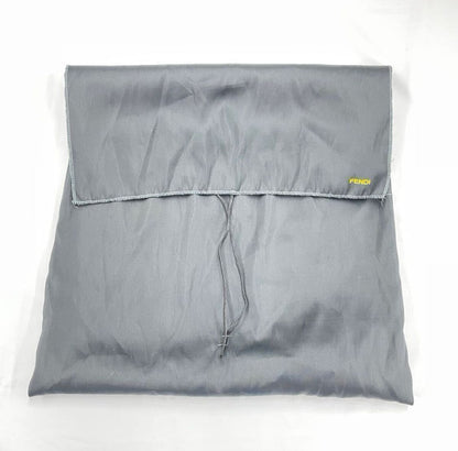 Fendi Mink Scarf FF Zucca Leather Fur Black — view 3