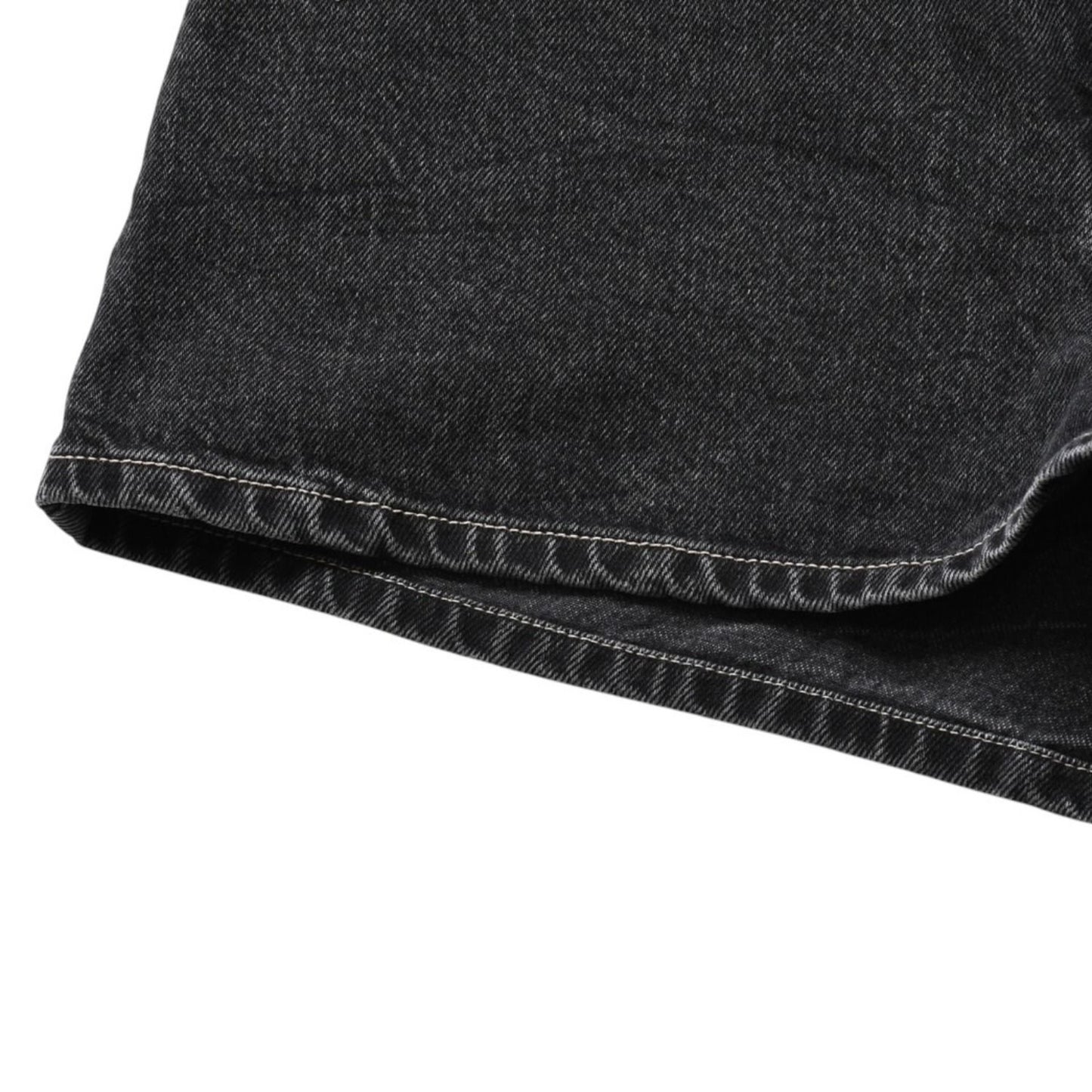 Chanel Denim Shorts Skirt Black — view 5