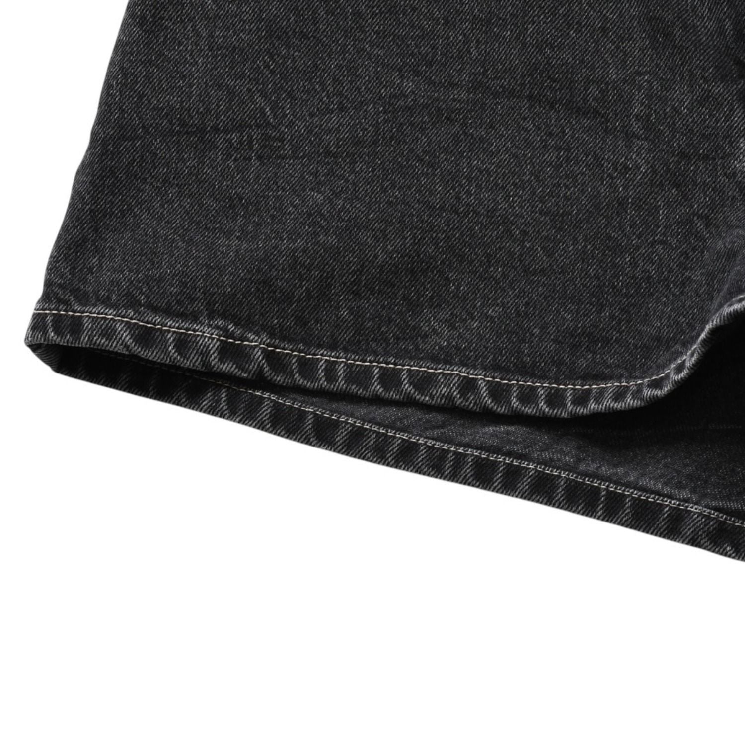 Chanel Denim Shorts Skirt Black — view 5