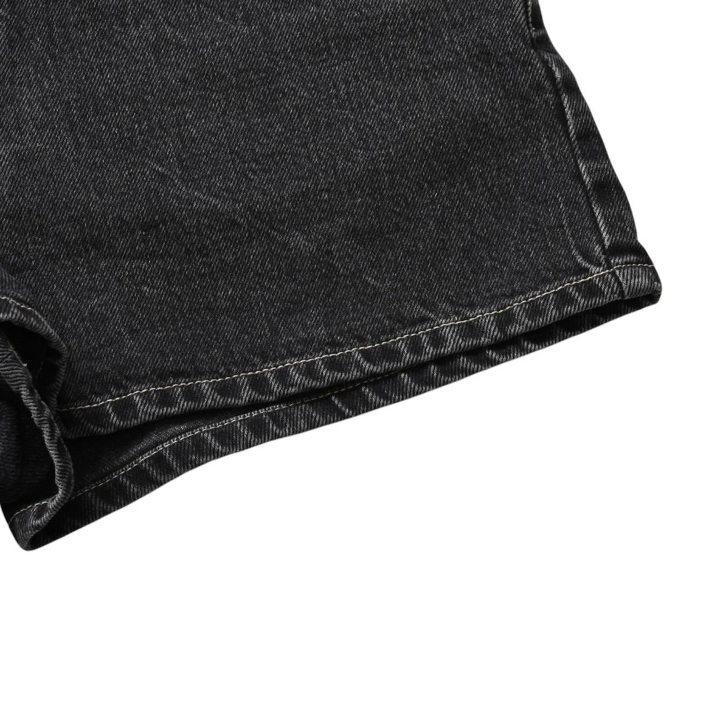 Chanel Denim Shorts Skirt Black — view 4