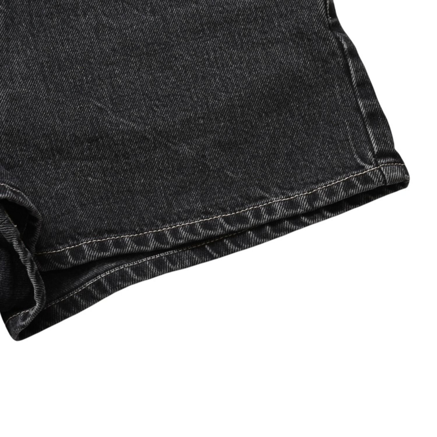 Chanel Denim Shorts Skirt Black — view 4