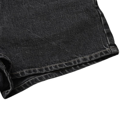 Chanel Denim Shorts Skirt Black — view 4