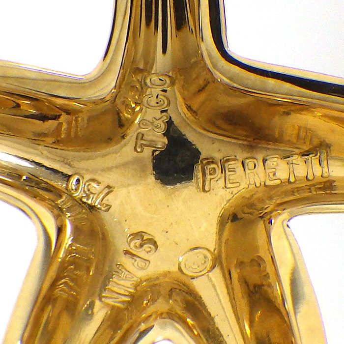 Tiffany & Co Necklace Star Fish Large 18K Yellow Gold — view 7