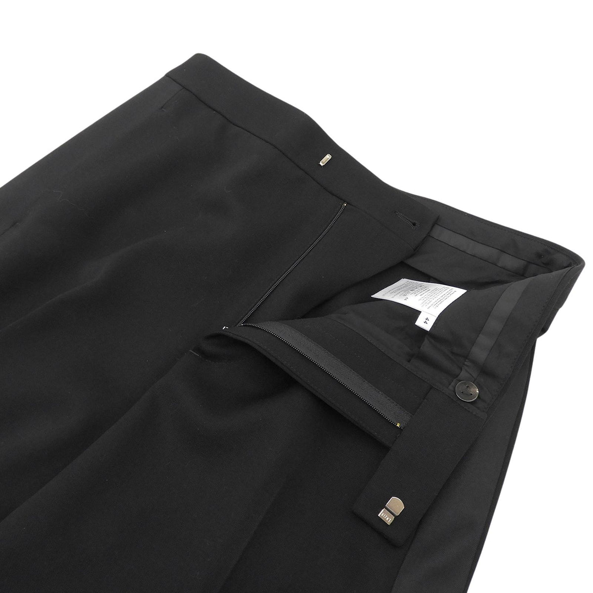 Bottega Veneta Wool Side Line Tapered Pants Black 44 — view 3