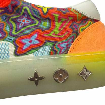 Louis Vuitton LV Ori Line Canvas Suede Monogram Low-Cut Sneakers Multicolor 8 — view 7