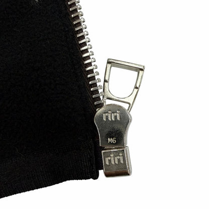 Hermes Fleece Warm Up Side Motif Zip Up Jacket Dark Green — view 7