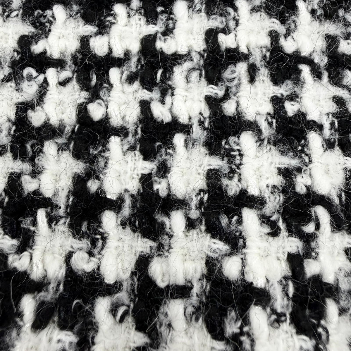 Moncler Abito Wool Blend Monotone Short Sleeve Dress Black White 38 — view 7