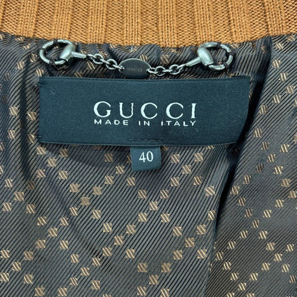 Gucci Orange Madonna Bomber Jacket Era 40 — view 4
