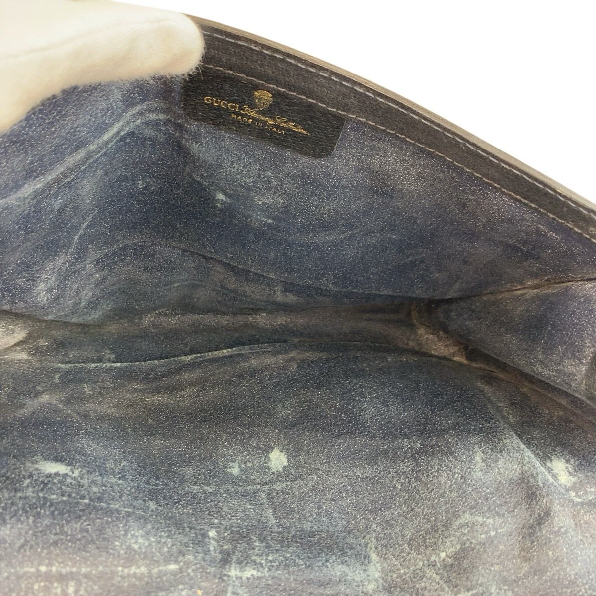 Gucci Vintage Sherry Line GG Supreme Canvas 41 014 30 Clutch Bag — view 8