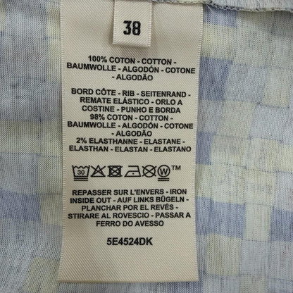 Hermes 100% Cotton Bolduc Short Sleeve Straight Dress Multicolor 38 — view 7