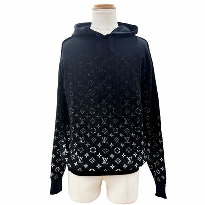 Louis Vuitton 100% Cotton Monogram Gradient Pullover Hoodie Black
