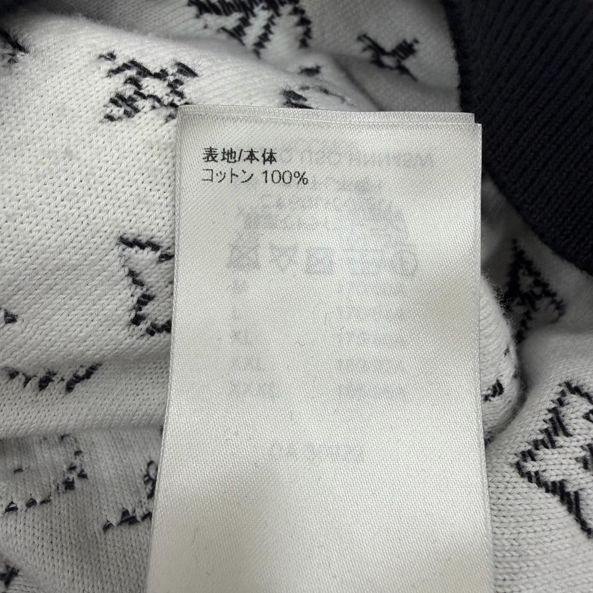Louis Vuitton 100% Cotton Monogram Gradient Pullover Hoodie Black — view 8