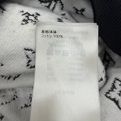 Louis Vuitton 100% Cotton Monogram Gradient Pullover Hoodie Black — view 8