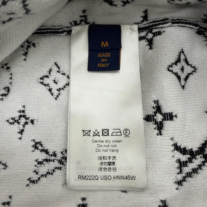 Louis Vuitton 100% Cotton Monogram Gradient Pullover Hoodie Black — view 7
