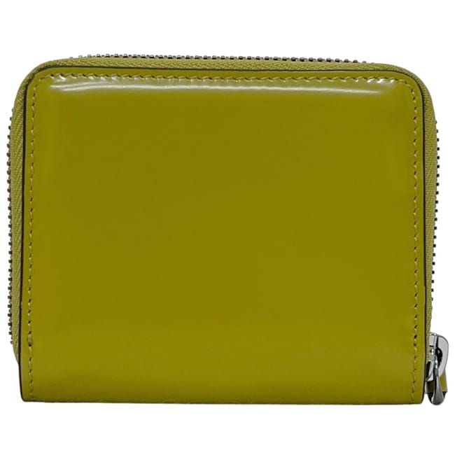 Gucci Coin Case Khaki Green Purse Wallet Leather — view 2