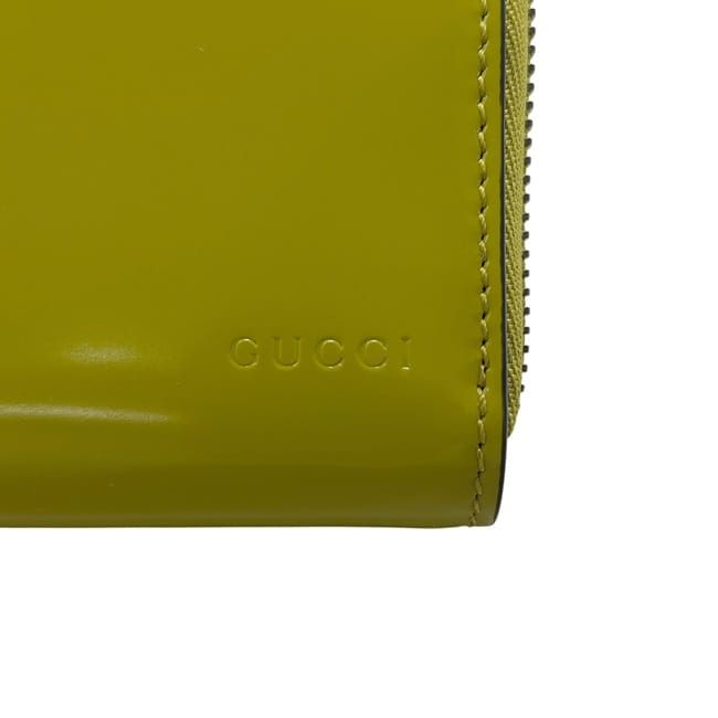 Gucci Coin Case Khaki Green Purse Wallet Leather — view 8