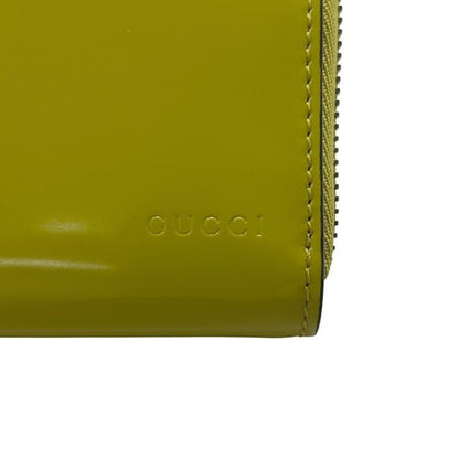 Gucci Coin Case Khaki Green Purse Wallet Leather — view 8