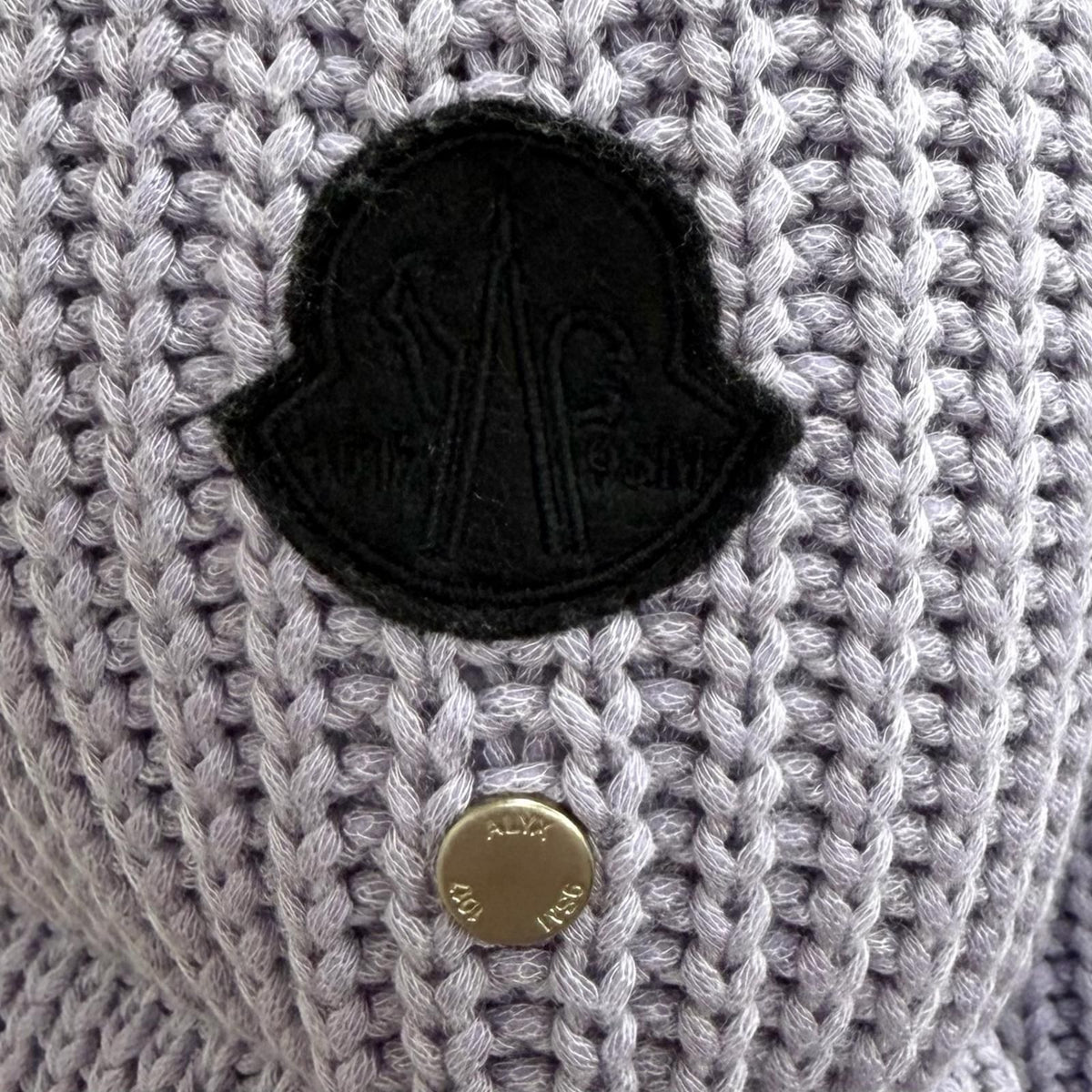 Moncler Genius 6 Alyx 6 Gardigan Logo with Patch Zip Up Jacket Purple — view 7