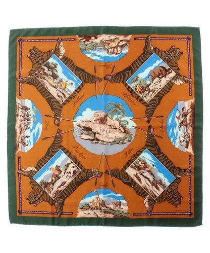 Hermes Bandana Scarf Orange