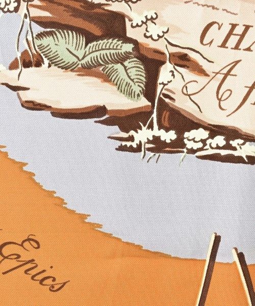 Hermes Bandana Scarf Orange — view 3