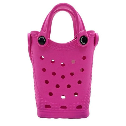 Balenciaga Shoulder Bag Phone Holder Crocs Collaboration Pink Smartphone