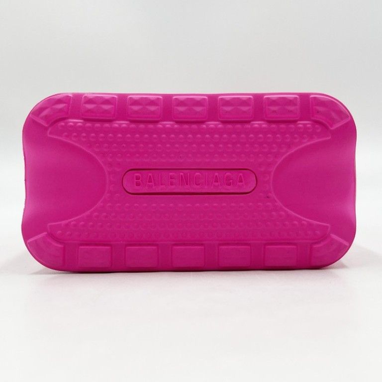 Balenciaga Shoulder Bag Phone Holder Crocs Collaboration Pink Smartphone — view 3