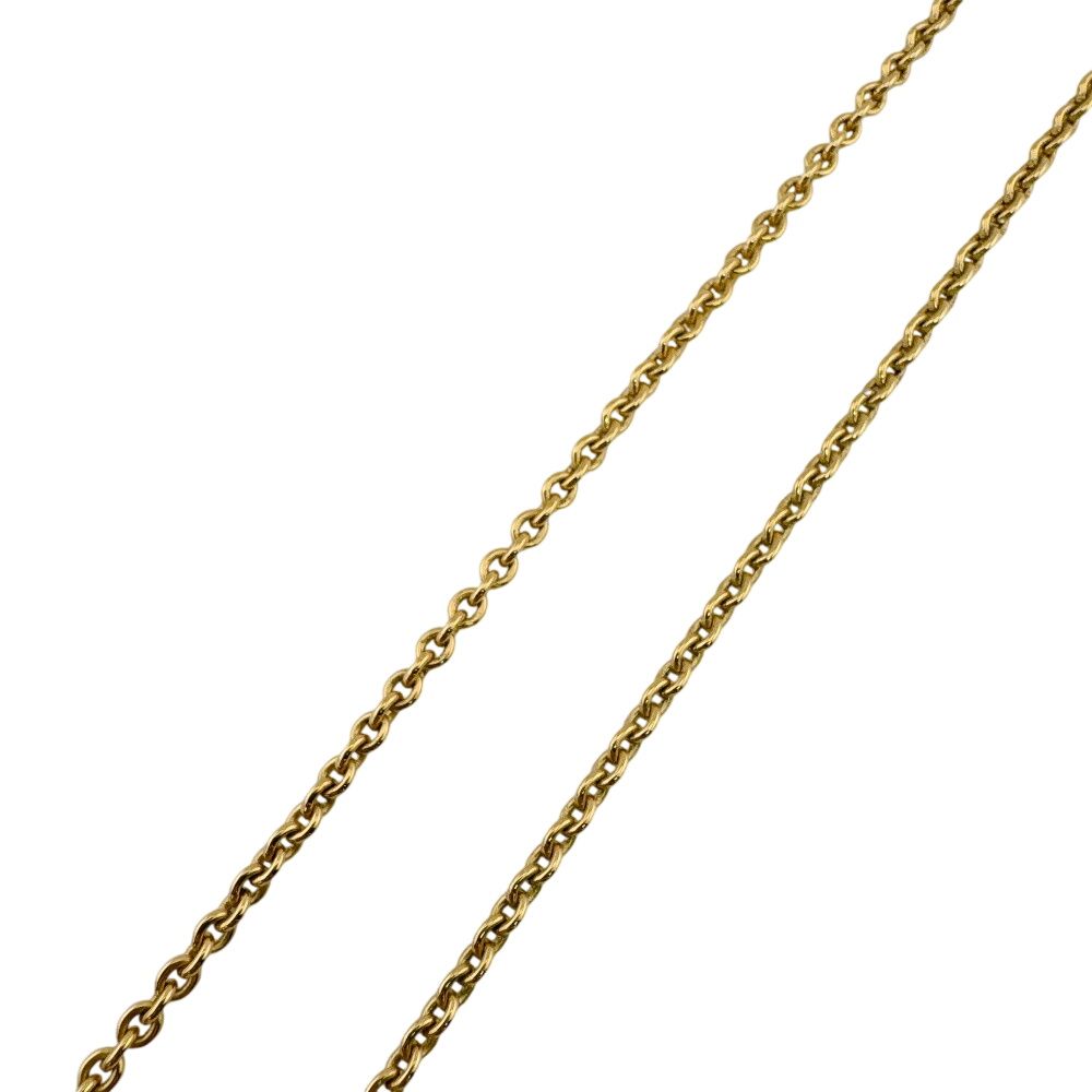 Dior CD Logo CD Navy Necklace — view 3