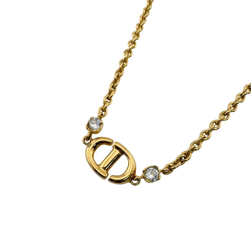 Dior CD Logo CD Navy Necklace