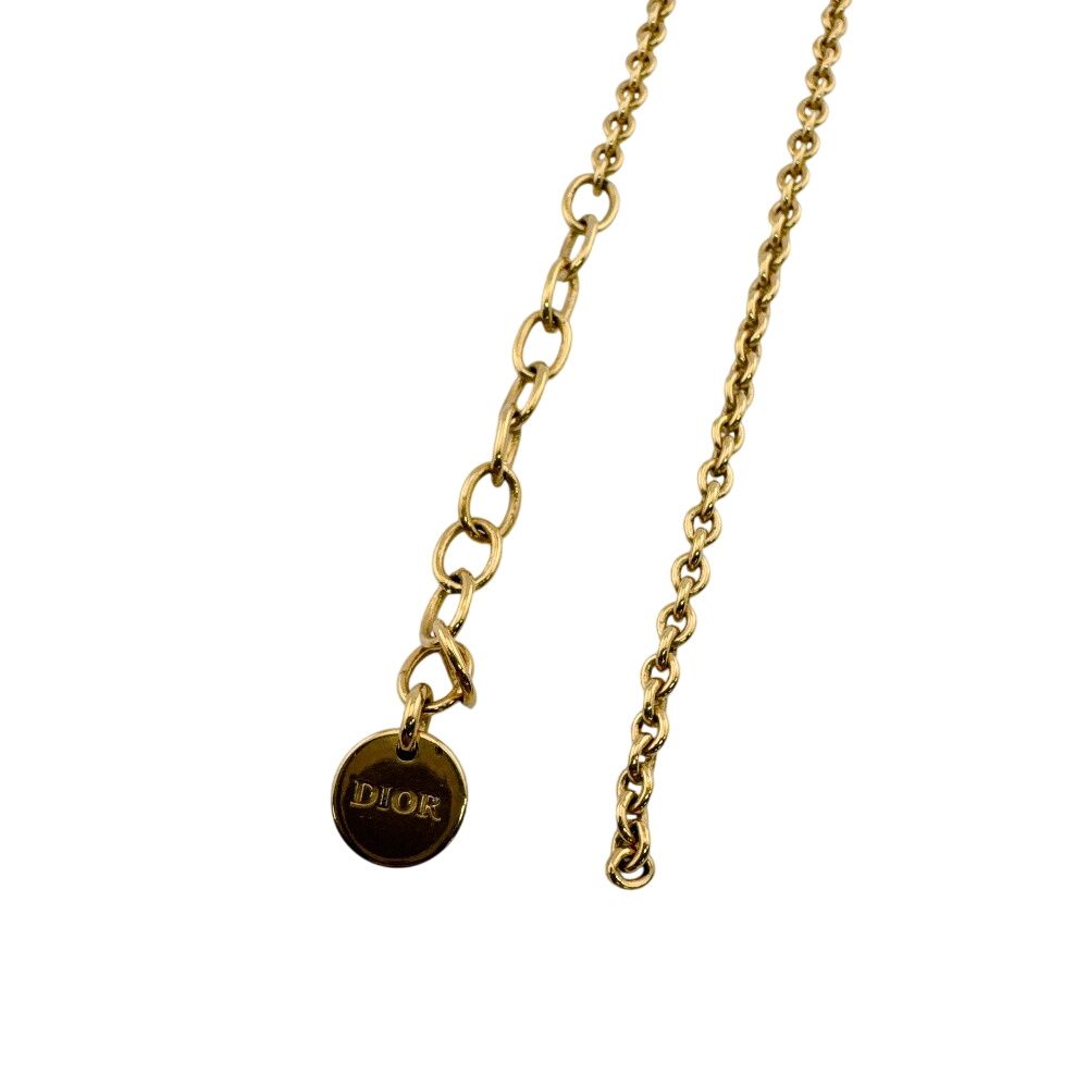 Dior CD Logo CD Navy Necklace — view 6